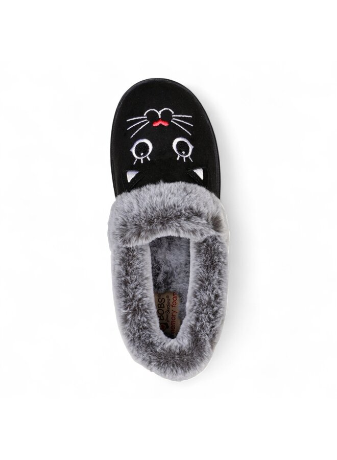 Skechers 33355 Bobs Too Cozy-Meow Pajamas Black