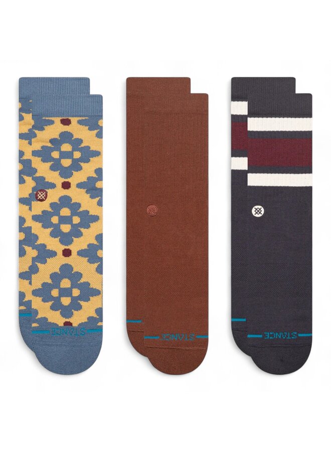 Stance Ceramic Crew 3 Pack Indigo
