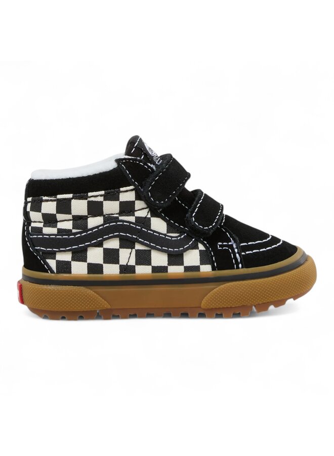 Vans SK8-Mid Reissue V Checkerboard Black/Marshmllw Toddler