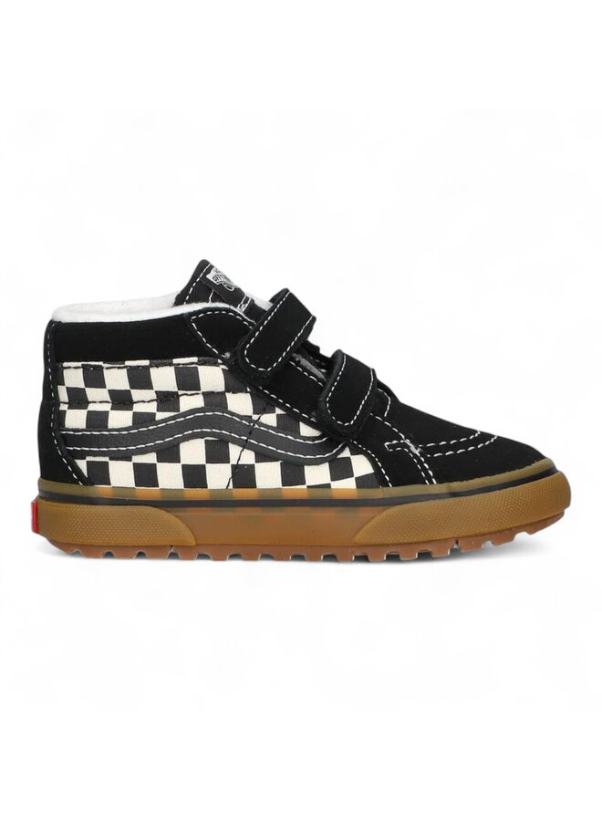 Vans SK8-Mid Reissue V Checkerboard Black/Marshmllw Kids