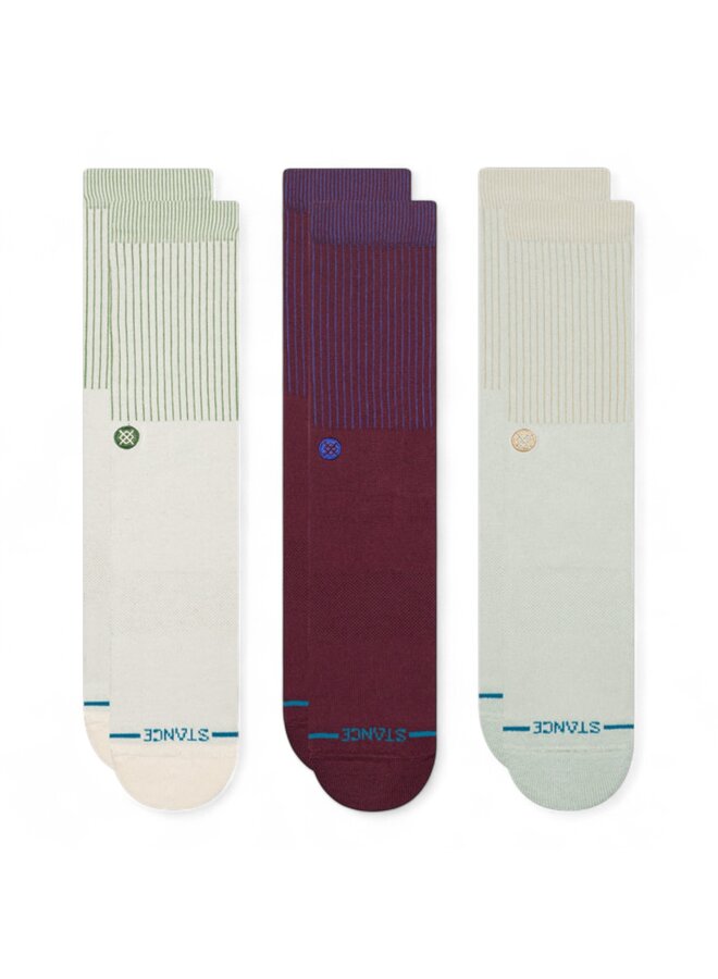 Stance Icon Pop Crew 3 Pack Canvas
