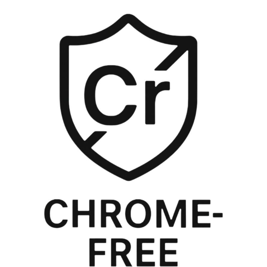 Chrome-free shoes