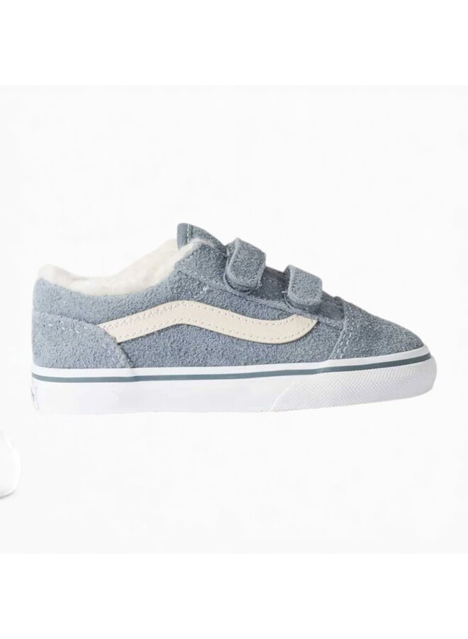 Vans Old Skool V Suede Sherpa Stormy Weather Kids