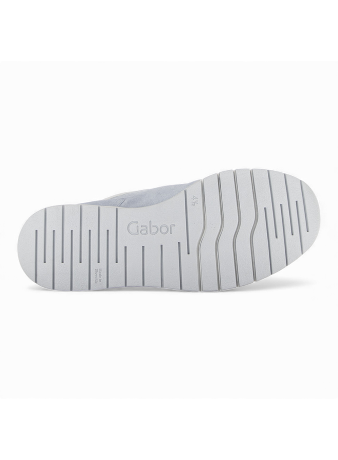 Gabor 86.307.64 CervoEL Jeans Nappa Lagune Silber Weiss