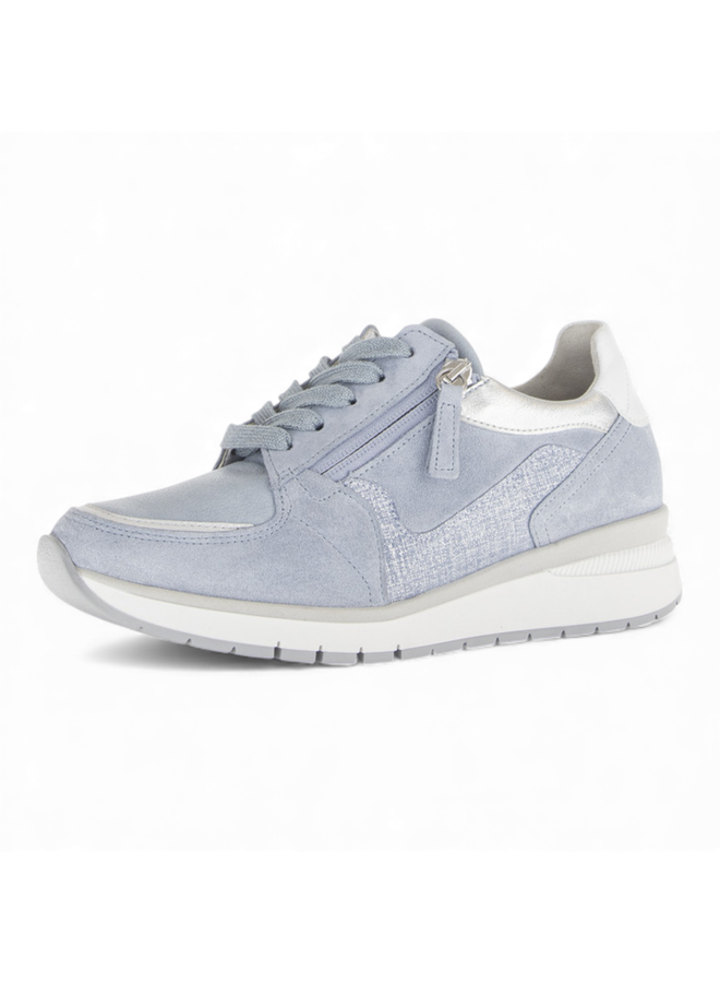 Gabor 86.307.64 CervoEL Jeans Nappa Lagune Silber Weiss