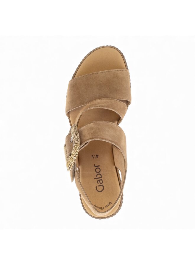 Gabor 84.771.14 Samtchevreau Peanut