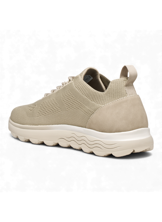 Geox U15BYA Spherica Knitted Text Sand Man Sneakers