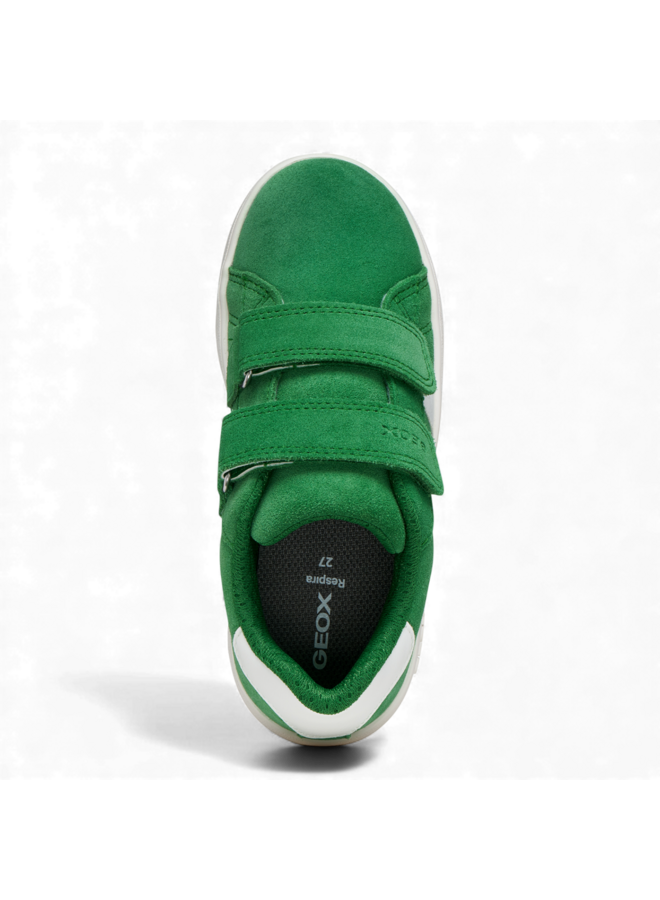 Geox J65LSC Eclyper Boy Green White Boy Sneakers