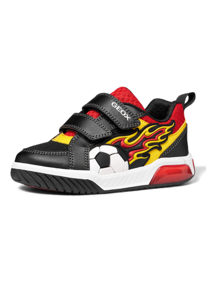 Geox J659CB Black Yellow Boy Sneakers