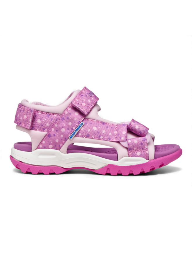 Geox J550WA Borealis Sandals Girl Pink Purple