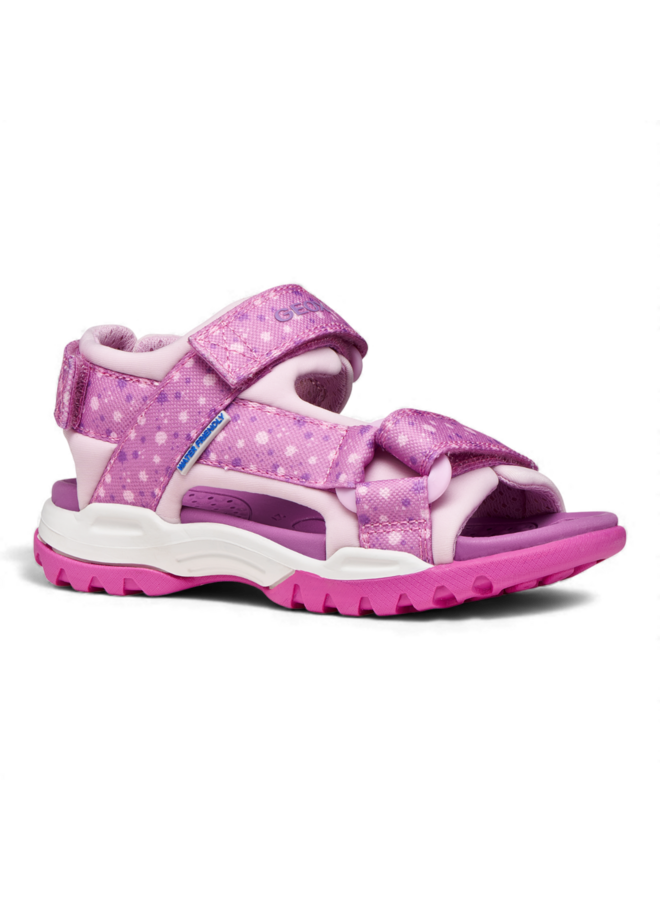 Geox J550WA Borealis Sandals Girl Pink Purple