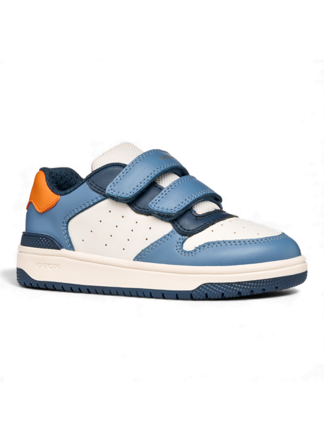 Geox J46LQA Washiba White Avio Boy Sneaker