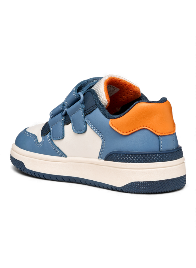 Geox J46LQA Washiba White Avio Boy Sneaker