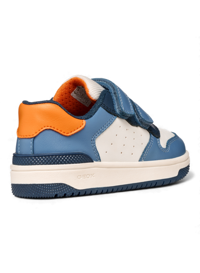 Geox J46LQA Washiba White Avio Boy Sneaker