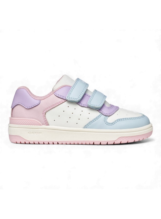 Geox J45HXB Washiba Girl Crystal Lilac Sneaker