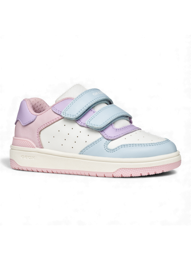 Geox J45HXB Washiba Girl Crystal Lilac Sneaker