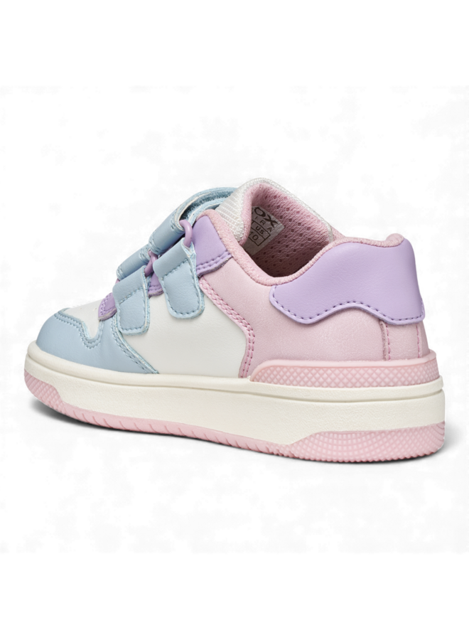 Geox J45HXB Washiba Girl Crystal Lilac Sneaker