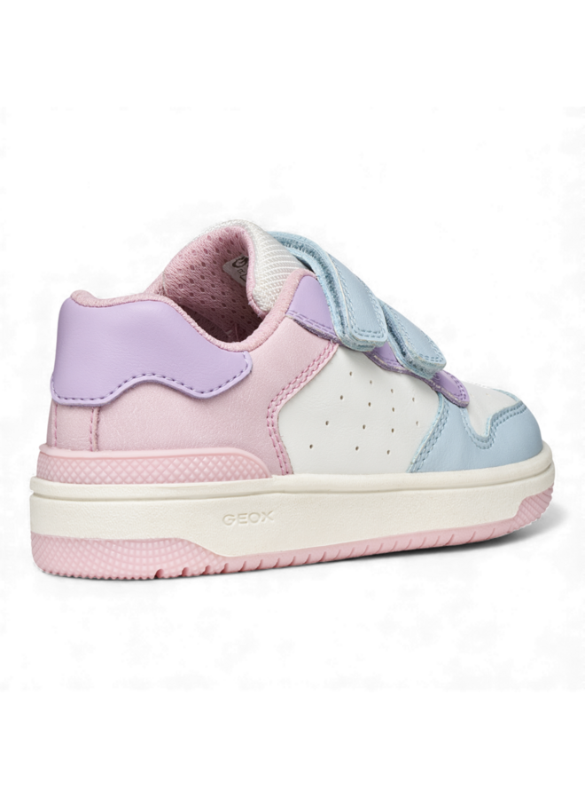 Geox J45HXB Washiba Girl Crystal Lilac Sneaker