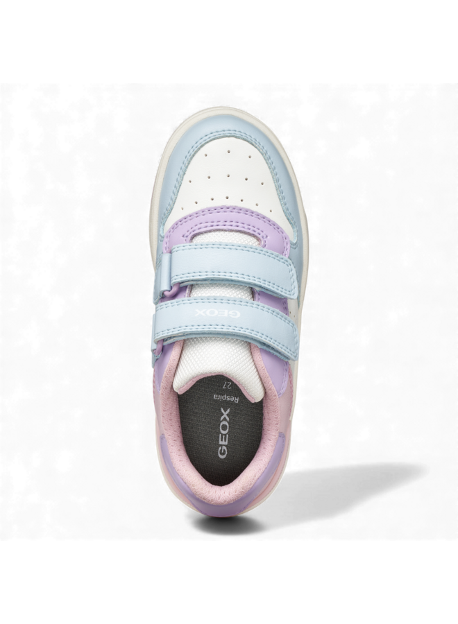 Geox J45HXB Washiba Girl Crystal Lilac Sneaker