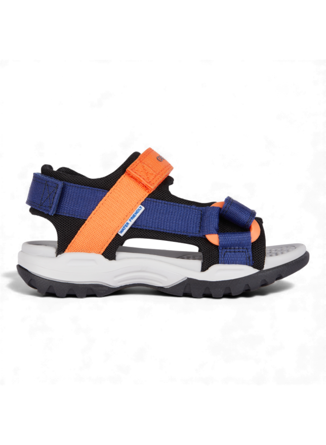 Geox J450RE Borealis Boy Sandals Navy Orange