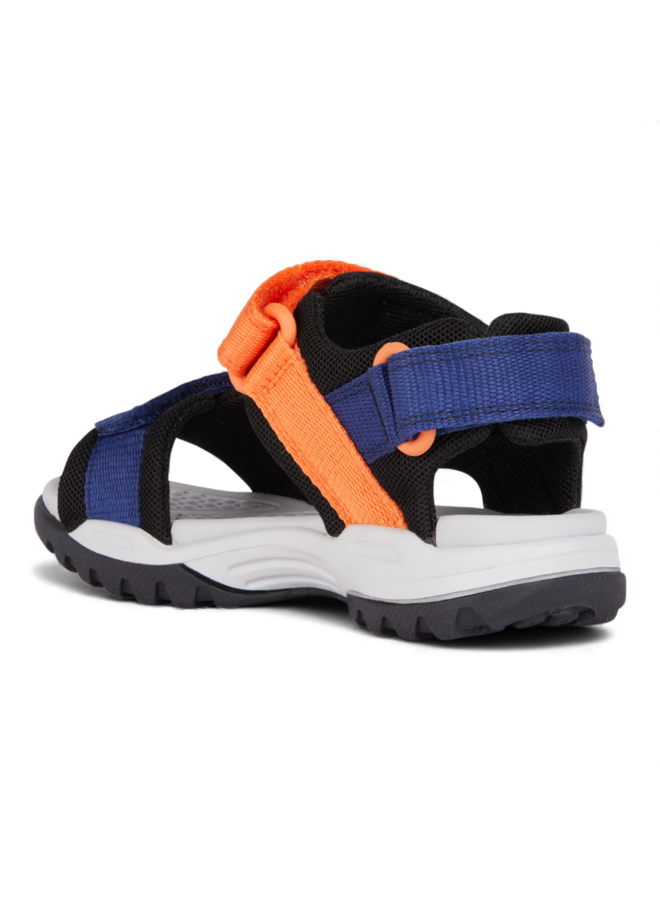 Geox J450RE Borealis Boy Sandals Navy Orange