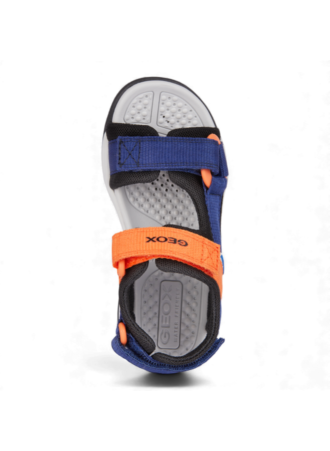 Geox J450RE Borealis Boy Sandals Navy Orange