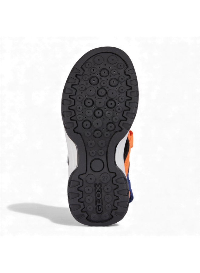 Geox J450RE Borealis Boy Sandals Navy Orange