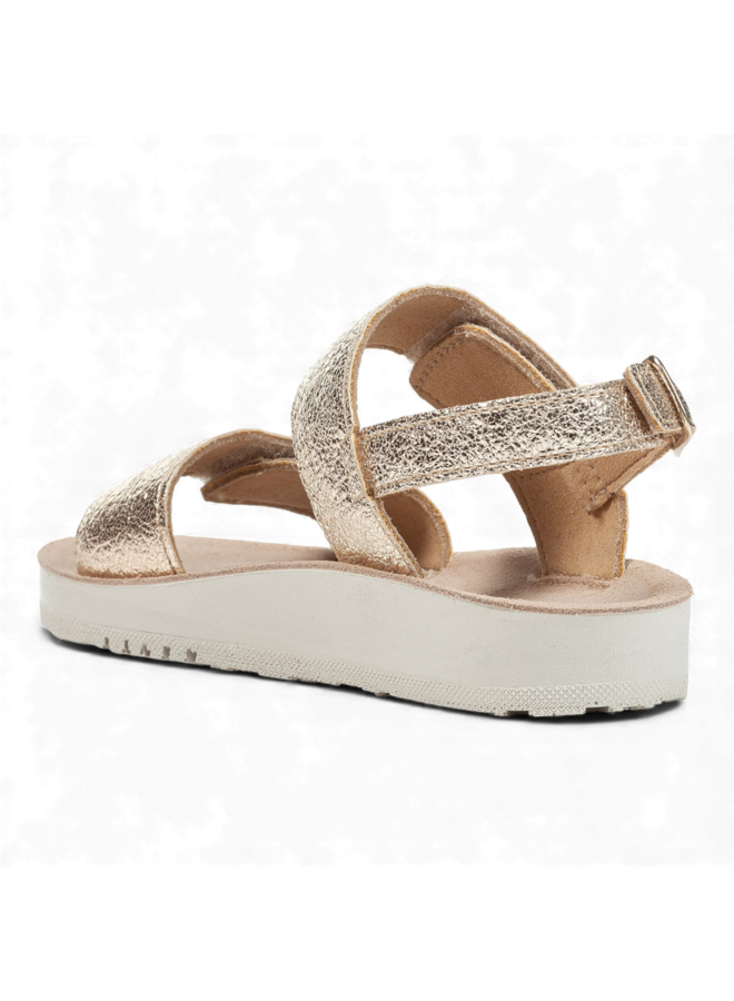 Geox J15EAA Sandal Costarei GI Metal Gold