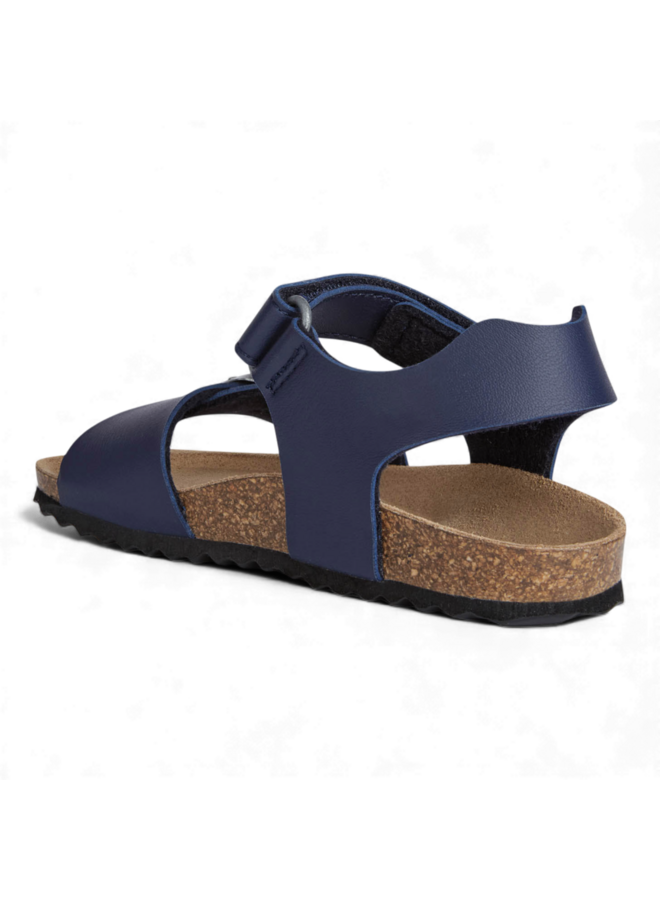 Geox J028LB Ghita Boy Geobuck Navy Red