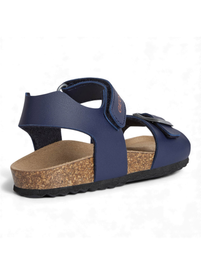 Geox J028LB Ghita Boy Geobuck Navy Red