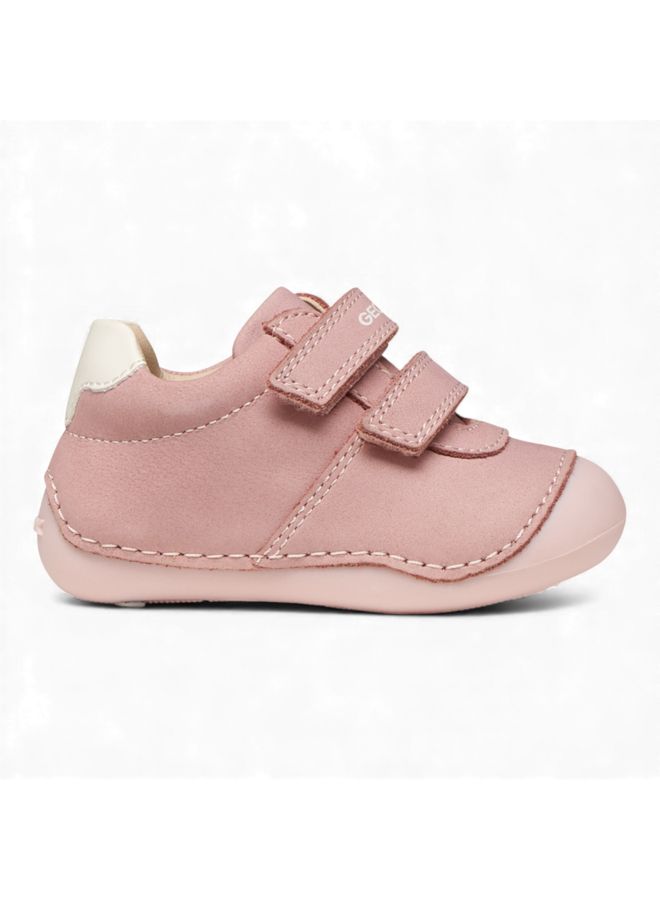 Geox B9440B Baby Girl Tutim NBK Lea Old Rose Off White