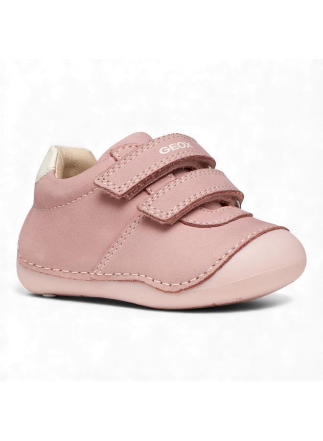 Geox B9440B Baby Girl Tutim NBK Lea Old Rose Off White