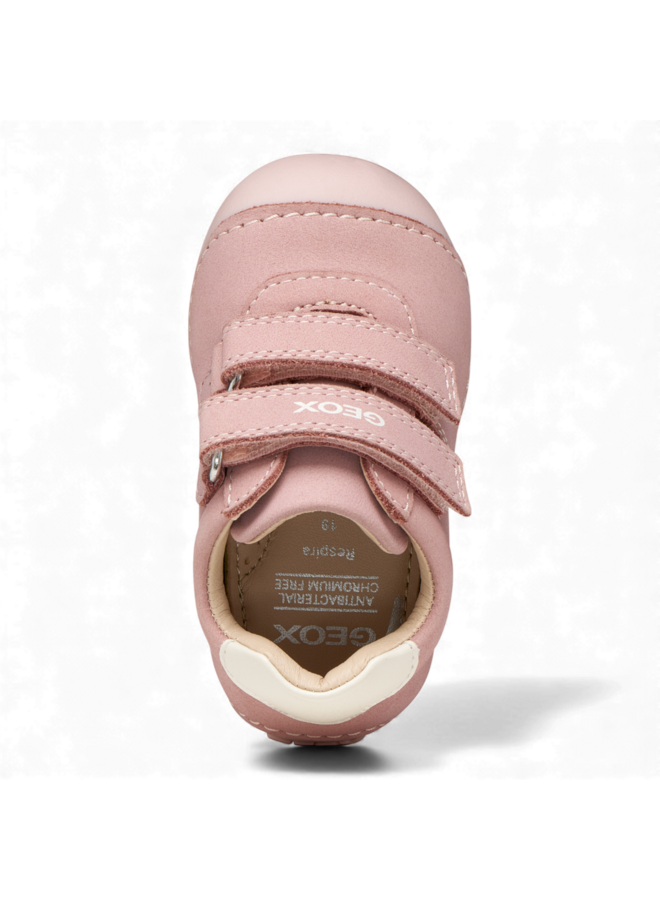 Geox B9440B Baby Girl Tutim NBK Lea Old Rose Off White