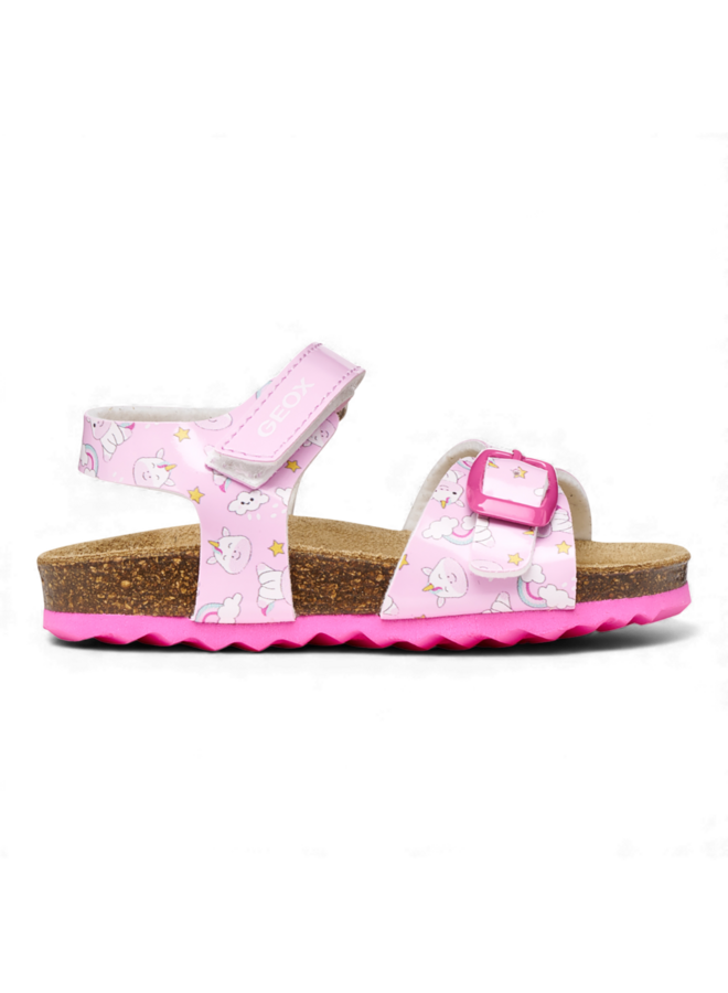Geox B922RA Girl Sandal Chalki Pink Multicolour