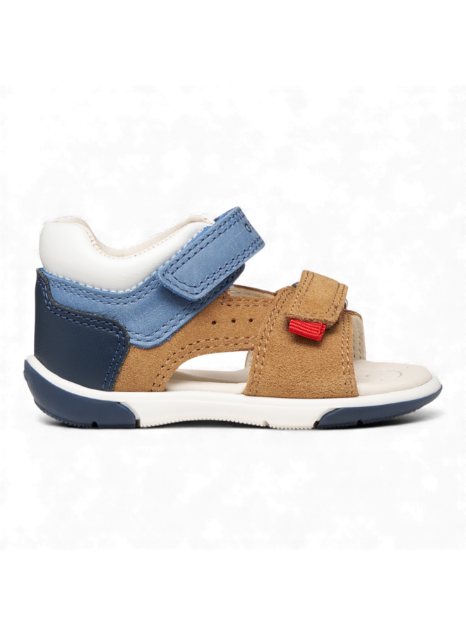 Geox B556EB Boy Sandal Zapito Caramel Dark Blue