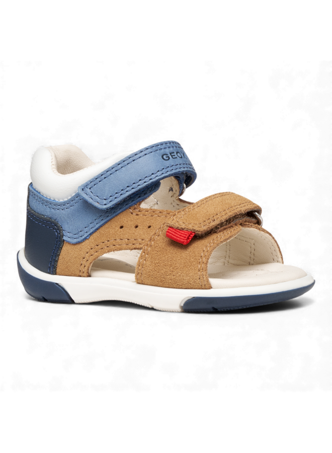 Geox B556EB Boy Sandal Zapito Caramel Dark Blue