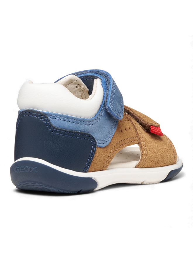 Geox B556EB Boy Sandal Zapito Caramel Dark Blue