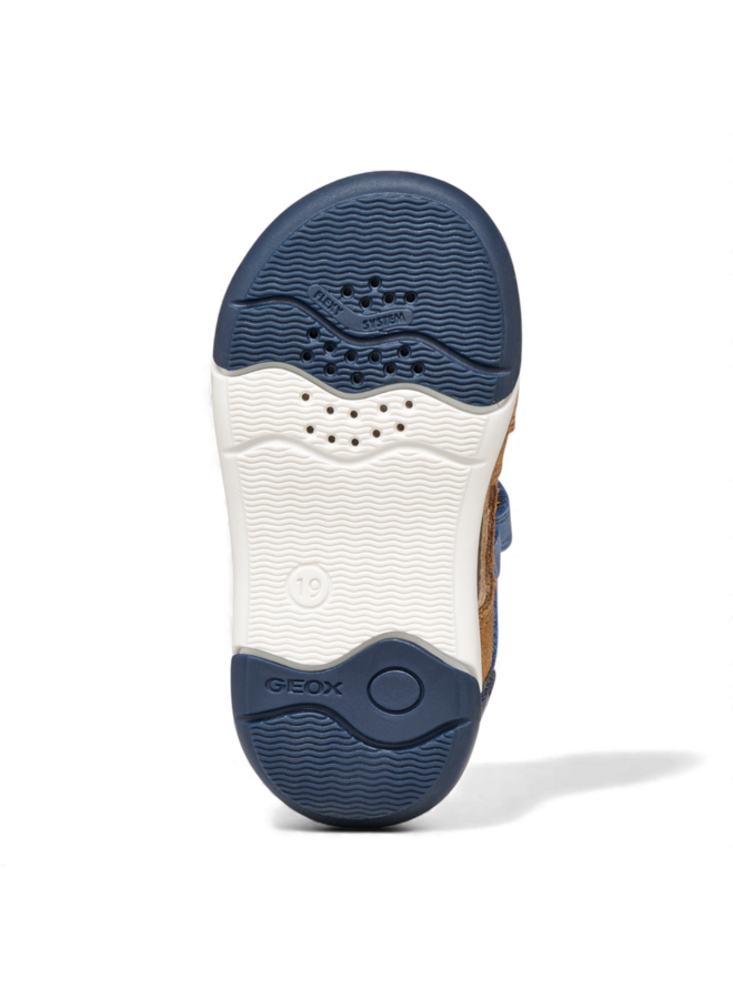Geox B556EB Boy Sandal Zapito Caramel Dark Blue