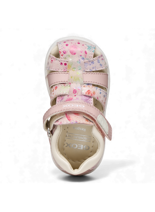 Geox B254WB Girl Sandal Macchia Rose Multicolor