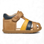 Geox B254VA Boy Sandal Macchia Whisky Navy