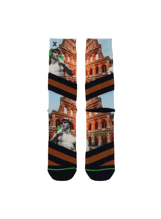 Xpooos Men Socks Michelangelo