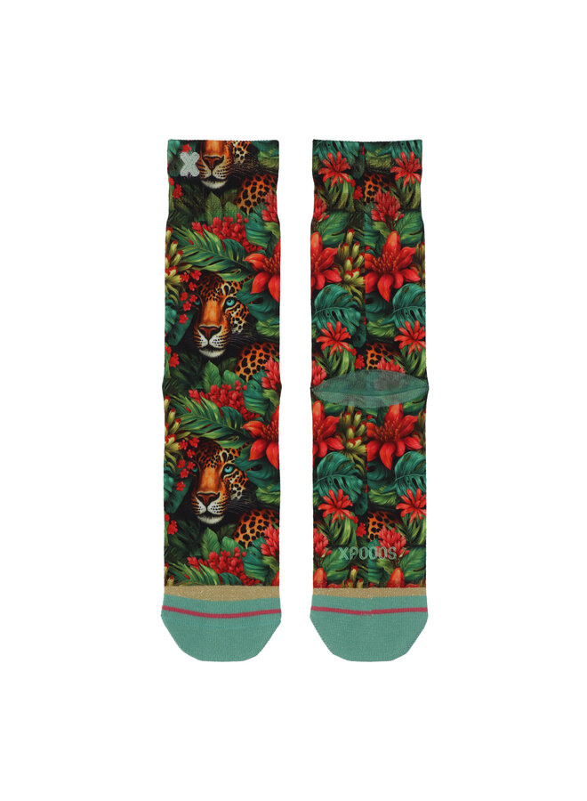 Xpooos Women Socks Jungle 301012027