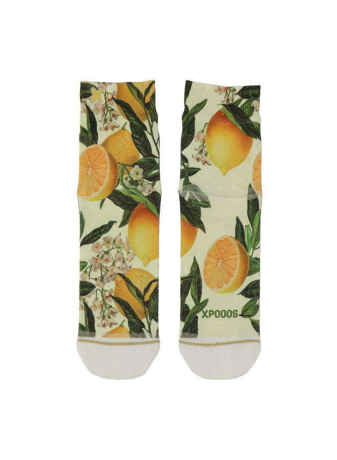 Xpooos Women Short Socks Limone 301052019