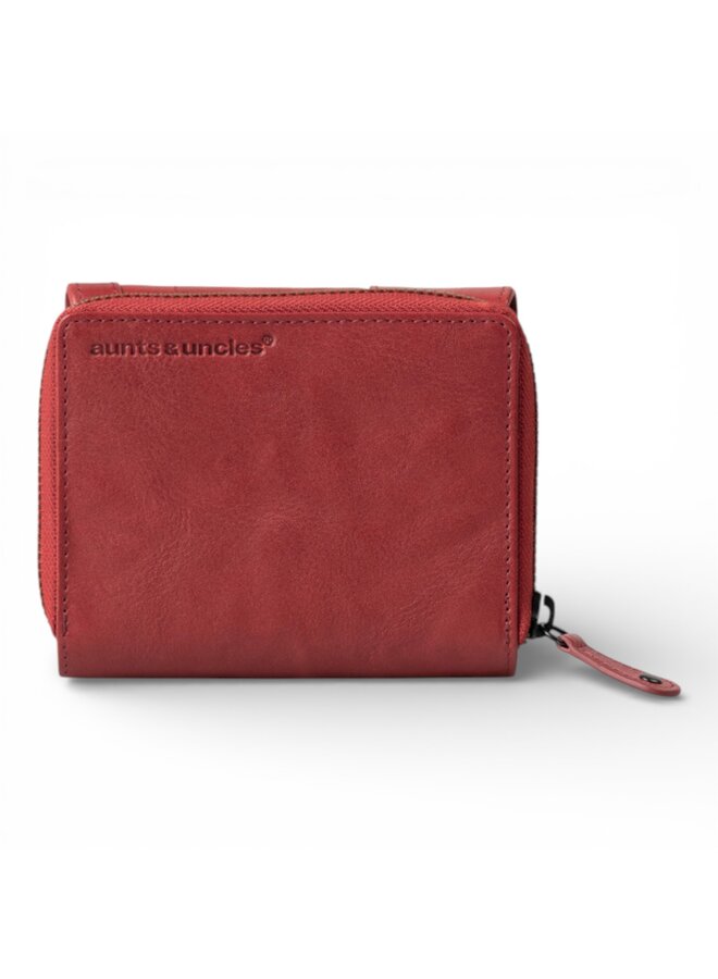 Aunts & Uncles 42204-110 Lotta Zipper wallet Vintage Intense Rust