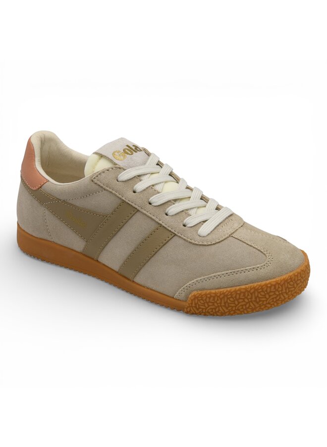 Gola CLB538LC Women's Elan Trainer Bone/Light Caramel Terracotta
