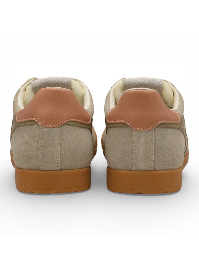 Gola CLB538LC Women's Elan Trainer Bone/Light Caramel Terracotta