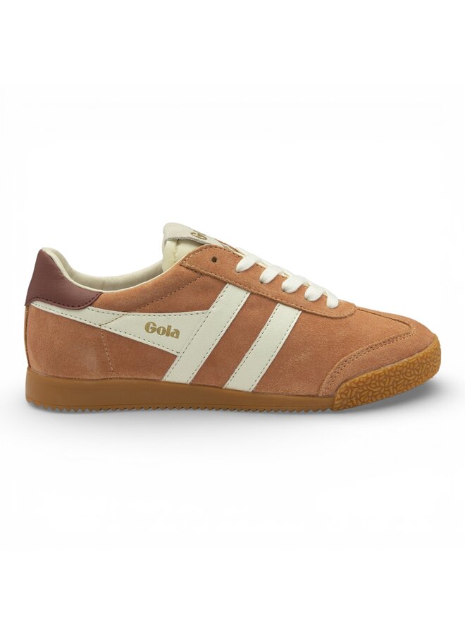 Gola CLB538LU Women's Elan Trainer Terracotta/Off White/ Red