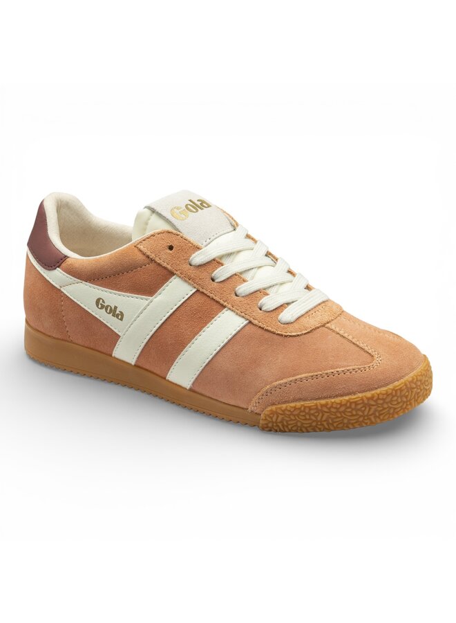 Gola CLB538LU Women's Elan Trainer Terracotta/Off White/ Red