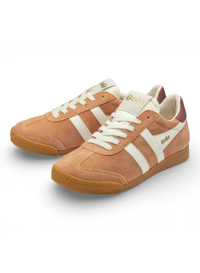 Gola CLB538LU Women's Elan Trainer Terracotta/Off White/ Red
