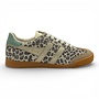 Gola CLB866ZY Women's Elan Safari Trainer Snow Leopard/ Light Caramel
